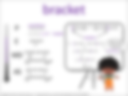 bracket visual