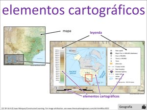 elementos cartográficos visual