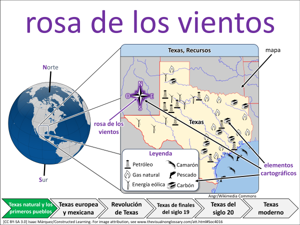 rosa de los vientos visual