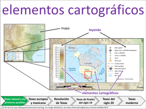 elementos cartográficos visual